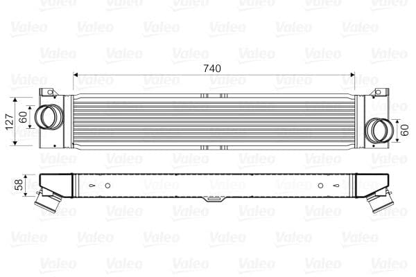 VALEO 818569 échangeur d'air de suralimentation pour moteur turbo