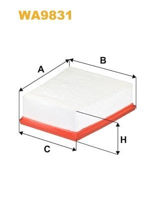 WIX FILTERS WA9831 filtre à air admission moteur