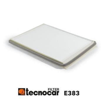 TECNOCAR filtre d'habitacle E383 anti-pollen 265x191x19 mm
