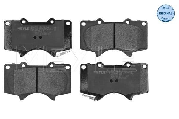 MEYLE Jeu plaquettes frein 00252402417/W avant Sumitomo 134,6x77,1 mm 17 mm