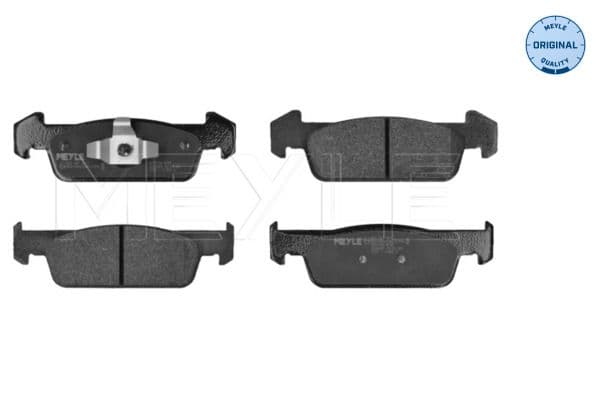 MEYLE Bremsbeläge 0252573817 vorne 140,2x42 Stärke 18 mm für Warnkontakt