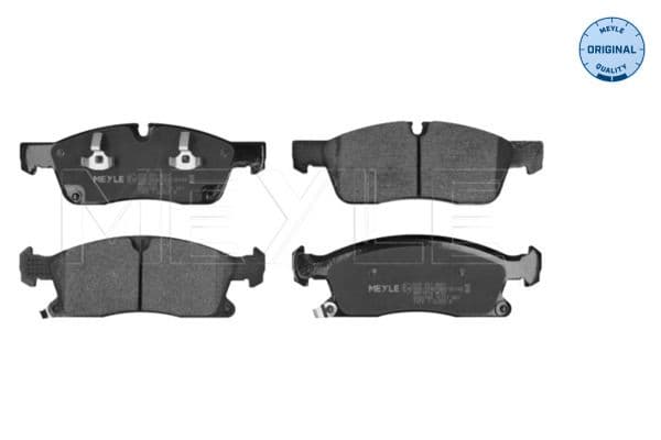 MEYLE Bremsbelagsatz 0252519021 Vorderachse ATE 193,2x64,1 mm 19,2 mm