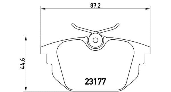 MAGNETI MARELLI plaquettes de frein 363916060106