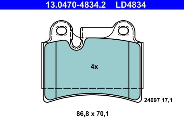 Ate Serie Pastiglie Ceramic Ld4834