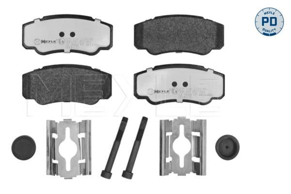 MEYLE plaquettes de frein 0252392120/PD arrière 109,5x49,8 épaisseur 20,1 mm