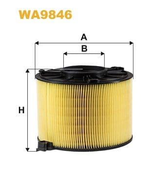 WIX FILTERS WA9846 filtre à air admission moteur