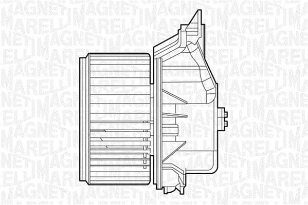 MAGNETI MARELLI 069412528010 soufflerie habitacle pour chauffage et climatisation 12 V 140 mm
