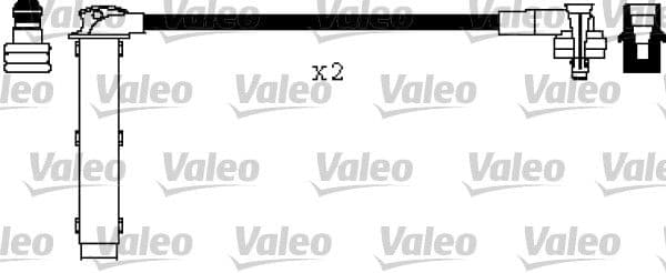 VALEO 346552 Zündkabelsatz 8 mm 32-340 mm