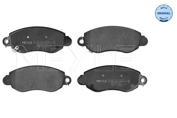 MEYLE Jeu plaquettes frein 00252357718/W avant Bosch 168,4x65,2 mm 18,4 mm