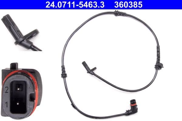 ATE 24.0711-5463.3 capteur ABS roue câble 798 mm