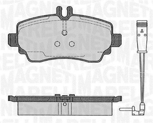 Magneti Marelli Pastiglie Freno Mercedesvaneo (414) Pf0517