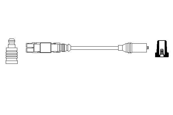 Câble d'allumage BOSCH 0356912997