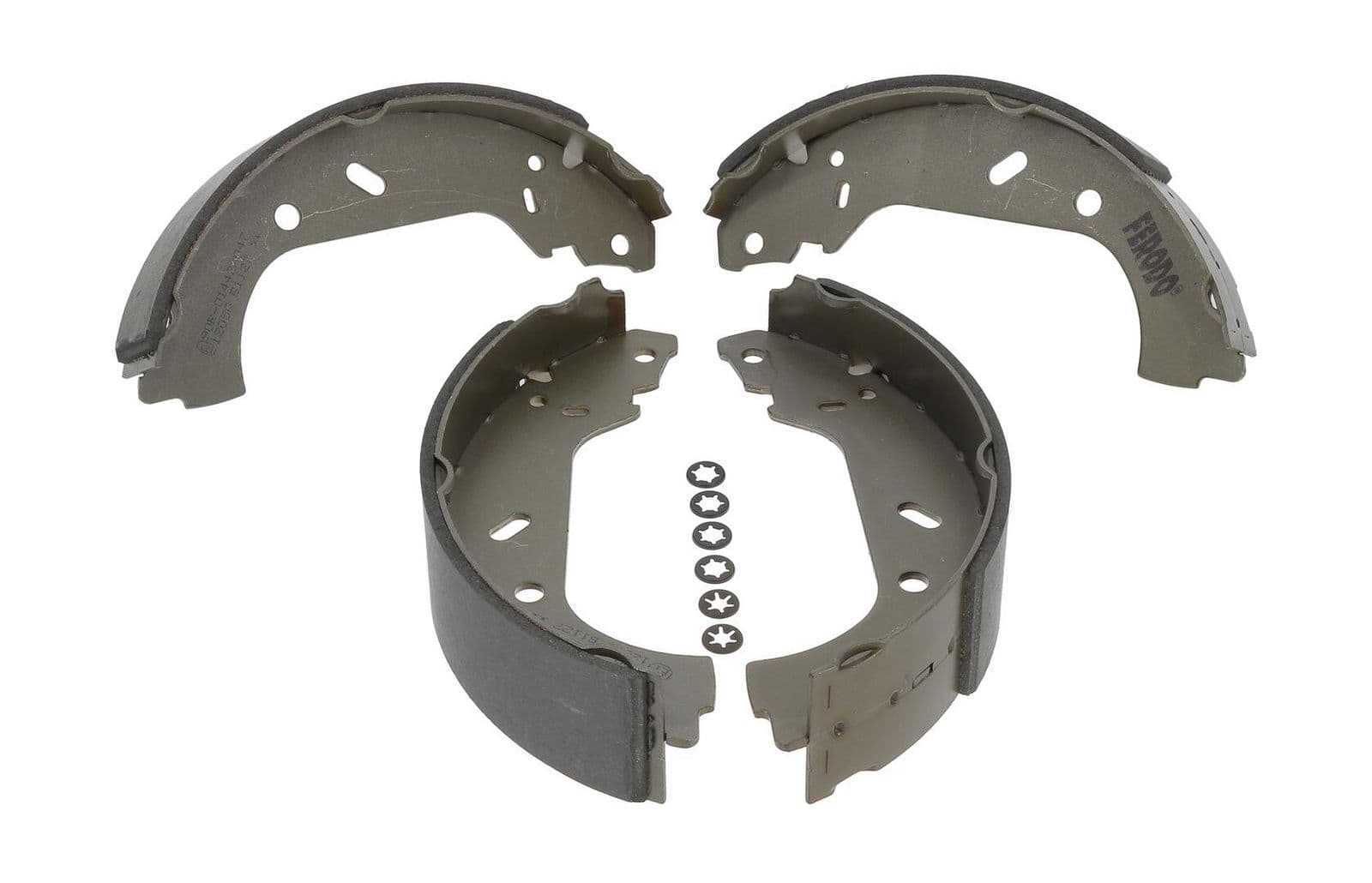 FERODO Jeu de machoires de frein FSB535 diamètre 256 mm 61 mm E190R01440/102 avec accessoires