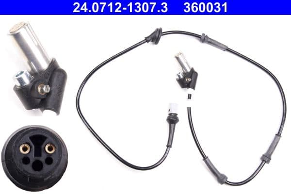 ATE 24.0712-1307.3 capteur ABS roue câble 1.100 mm