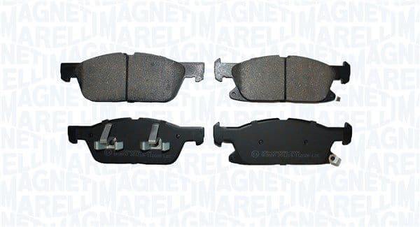 MAGNETI MARELLI Jeu de plaquettes de frein, frein à disque 363916061329