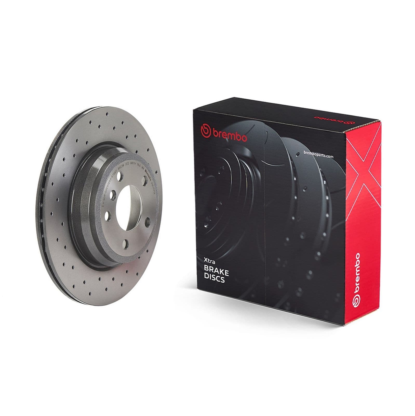 BREMBO Bremsscheibe gelocht/innenbel. Durchmesser 330 mm Stärke 20 mm 09.C117.1X