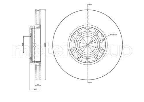 Metelli Dischi Freno 23-0262C