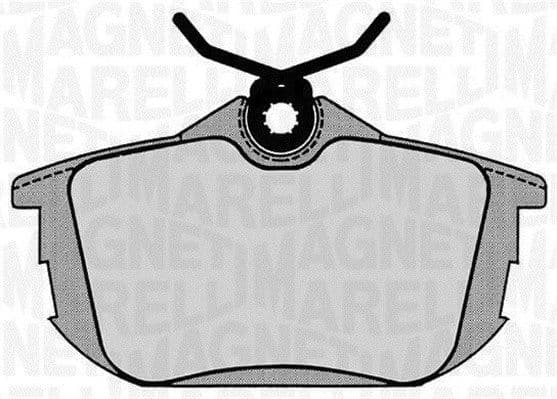 MAGNETI MARELLI Bremsbeläge 363916060336 mit Warnkontakt