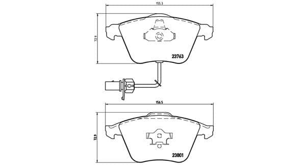 MAGNETI MARELLI plaquettes de frein 363700201223