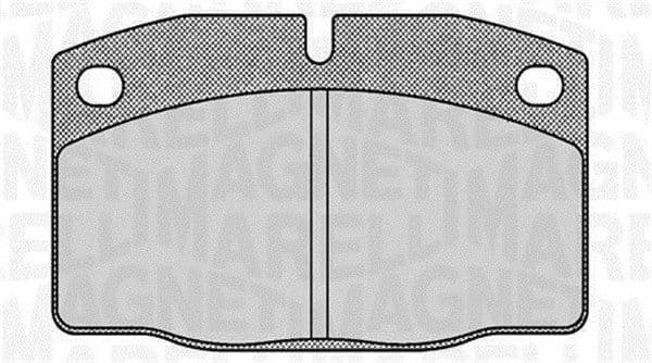MAGNETI MARELLI plaquettes de frein 363916060354