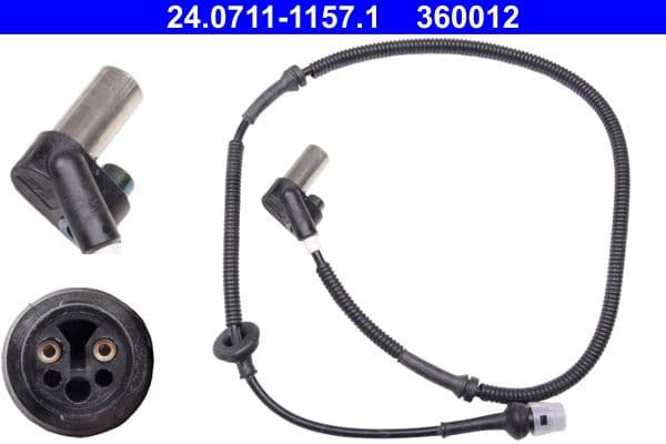 ATE 24.0711-1157.1 capteur ABS roue câble 1.020 mm
