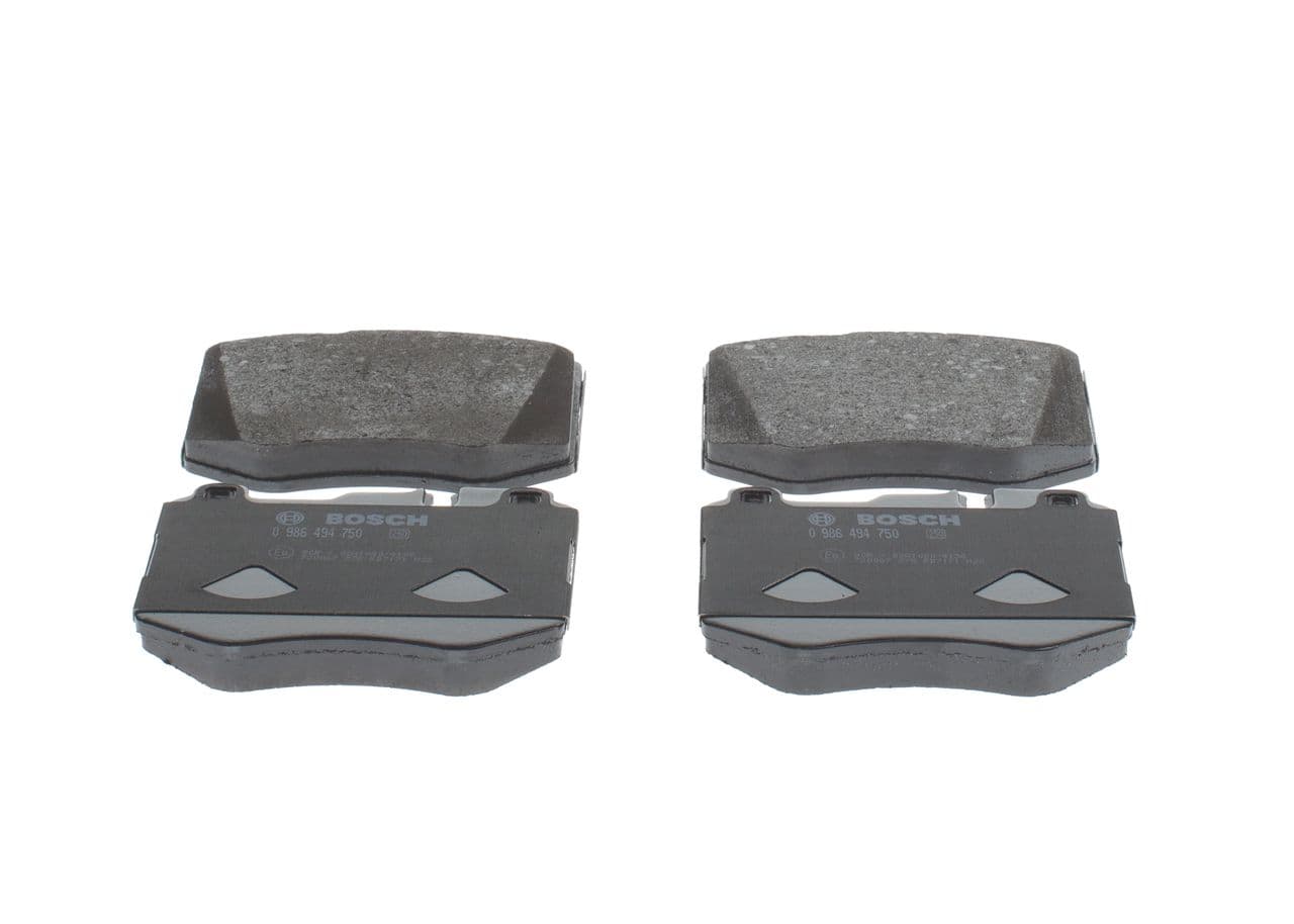 BOSCH Jeu plaquettes frein 0986494750 127,8x92,6 mm 18,5 mm