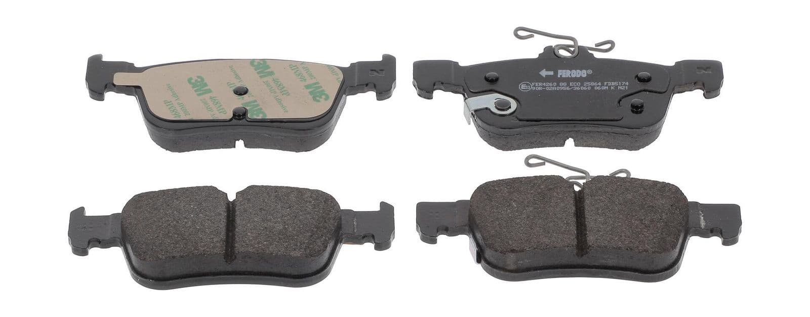 Plaquettes de frein FERODO FDB5174