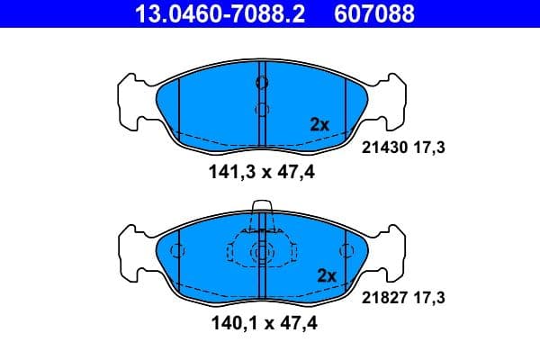 ATE disque de frein 24.0125-0167.1 ventilé diamètre 288 épaisseur 25 mm 5 trous