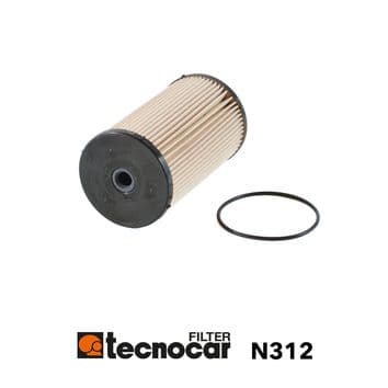 TECNOCAR Kraftstofffilter N312 Filtereinsatz Durchmesser 79 Höhe 136 mm