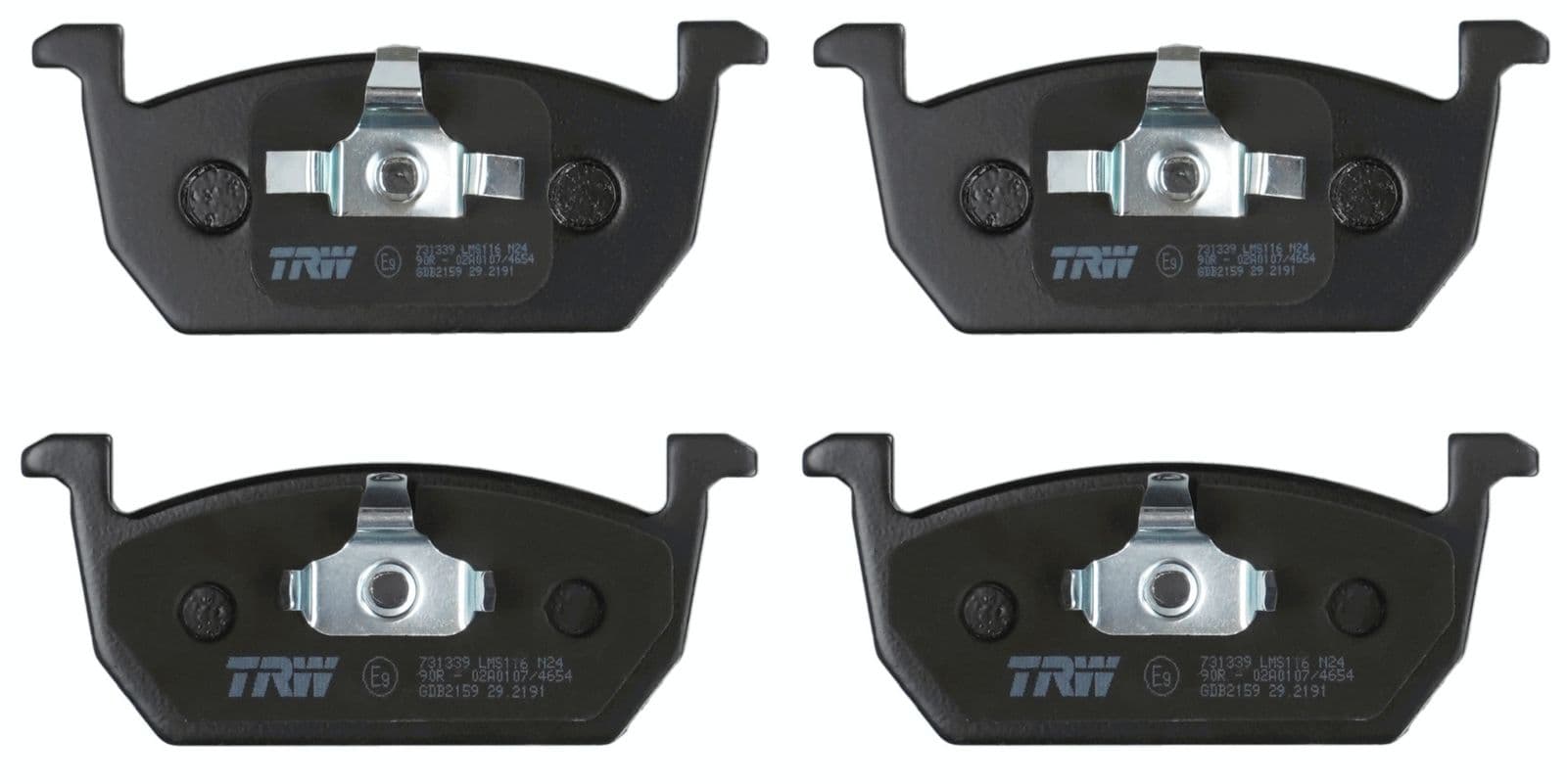 TRW Bremsbeläge GDB2159 148x61,7 Stärke 17,8 mm für Warnkontakt