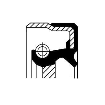 CORTECO 01037090B Joint différentiel dimensions 50x78x10 mm ACM torsion droite