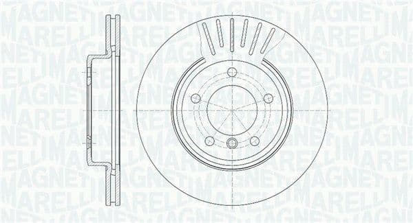 Magneti Marelli Disco Freno Bmw 3 Series 320D, 325I Mbd0208