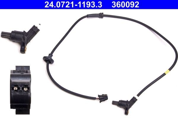 ATE 24.0721-1193.3 capteur ABS roue câble 870 mm