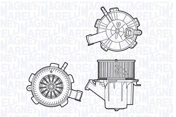 MAGNETI MARELLI 069412706010 Innenraumgebläse für Heizung und Klimaanlage
