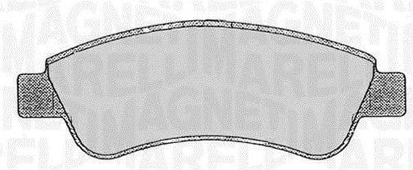 MAGNETI MARELLI plaquettes de frein 363916060174