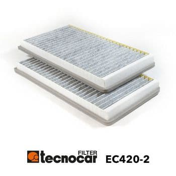 TECNOCAR Innenraumfilter EC420-2 Aktivkohle 315x170x30 mm
