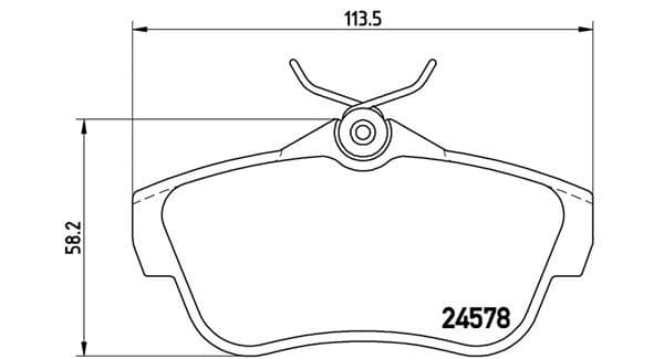 MAGNETI MARELLI Bremsbeläge 363916060194 für Auto-Bremsanlage