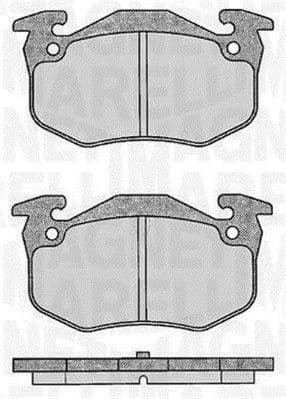 MAGNETI MARELLI Bremsbeläge 363916060197 für Auto-Bremsanlage