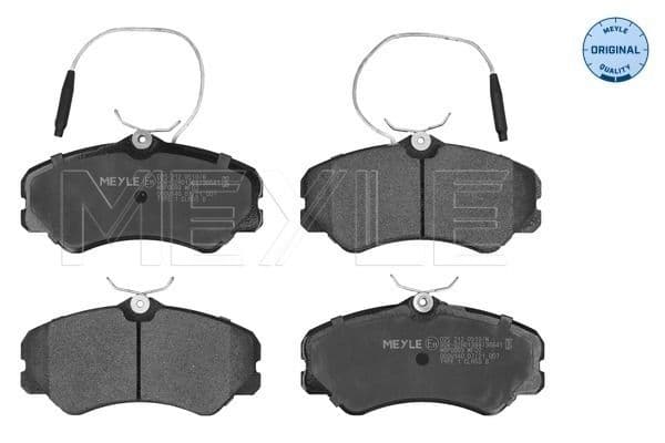 MEYLE plaquettes de frein 00252120519/W avant 145x71,6 épaisseur 19,5 mm avec témoin
