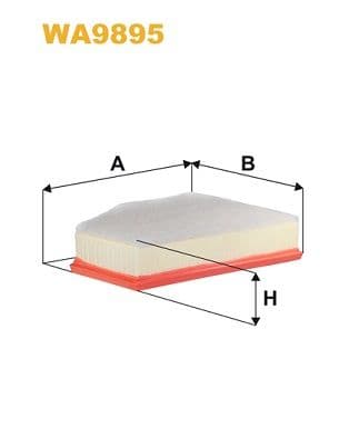 WIX FILTERS WA9895 Luftfilter Motoransaugung