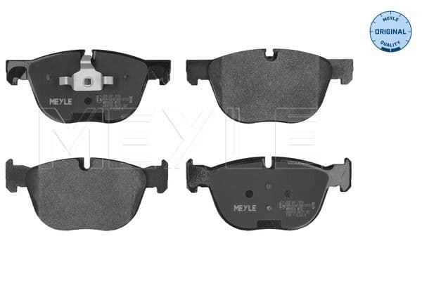 MEYLE plaquettes de frein 0252417019 avant H76,8 épaisseur 19,7 mm prévu témoin