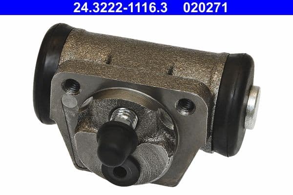 ATE Cylindre de roue 020271 diamètre 22,2 mm fonte grise