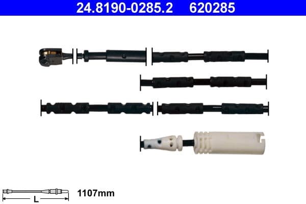 ATE Temoin usure plaquettes frein 24.8190-0285.2 1.107 mm frein a disque