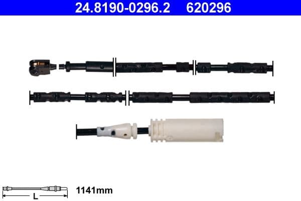ATE Temoin usure plaquettes frein 24.8190-0296.2 1.141 mm frein a disque