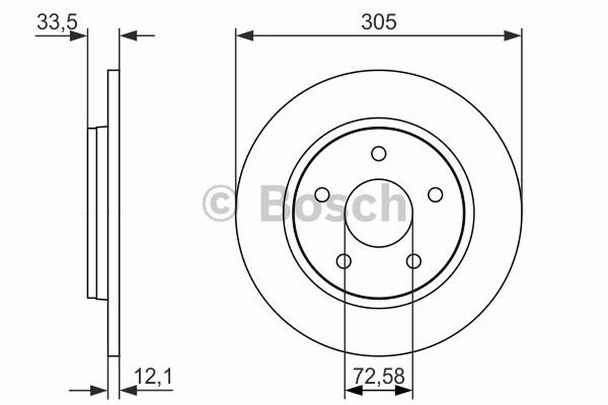 Bosch Disco Freno 986479050