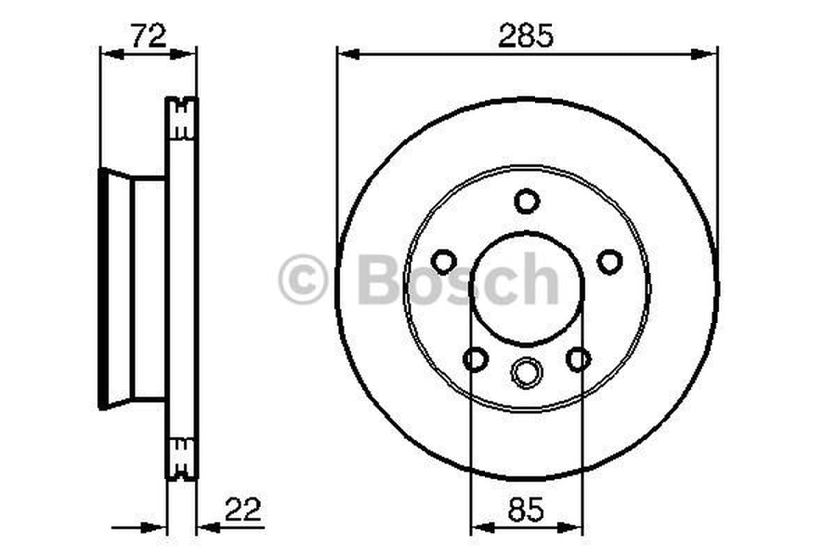 Bosch Disco Freno 986479212