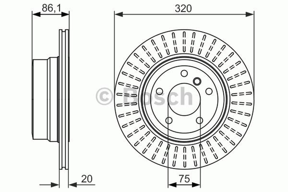 Bosch Disco Freno 986479351