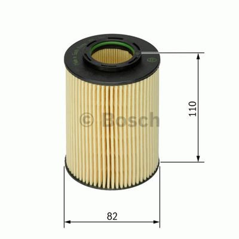 BOSCH Ölfilter 1457429264 Filtereinsatz Durchmesser 82 Höhe 109,5 mm