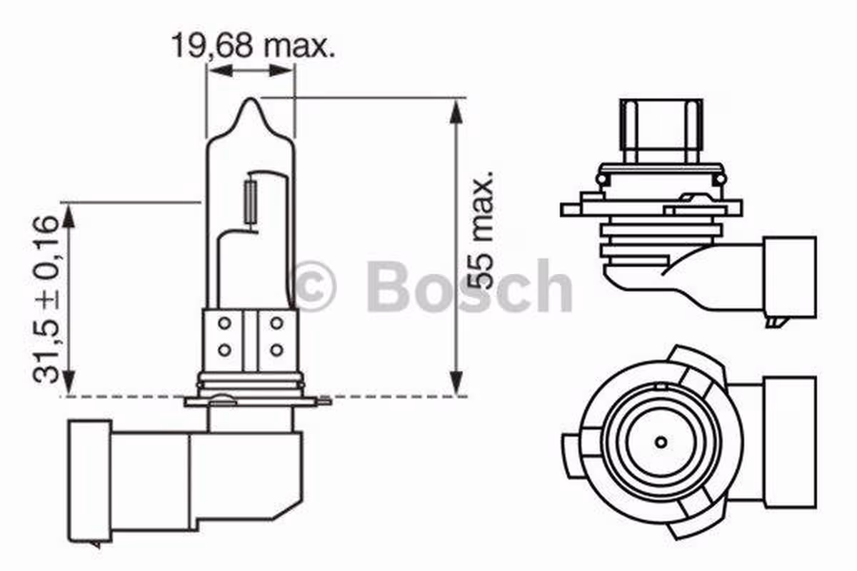 Bosch Lampadina, Faro Di Profondità 1987302153
