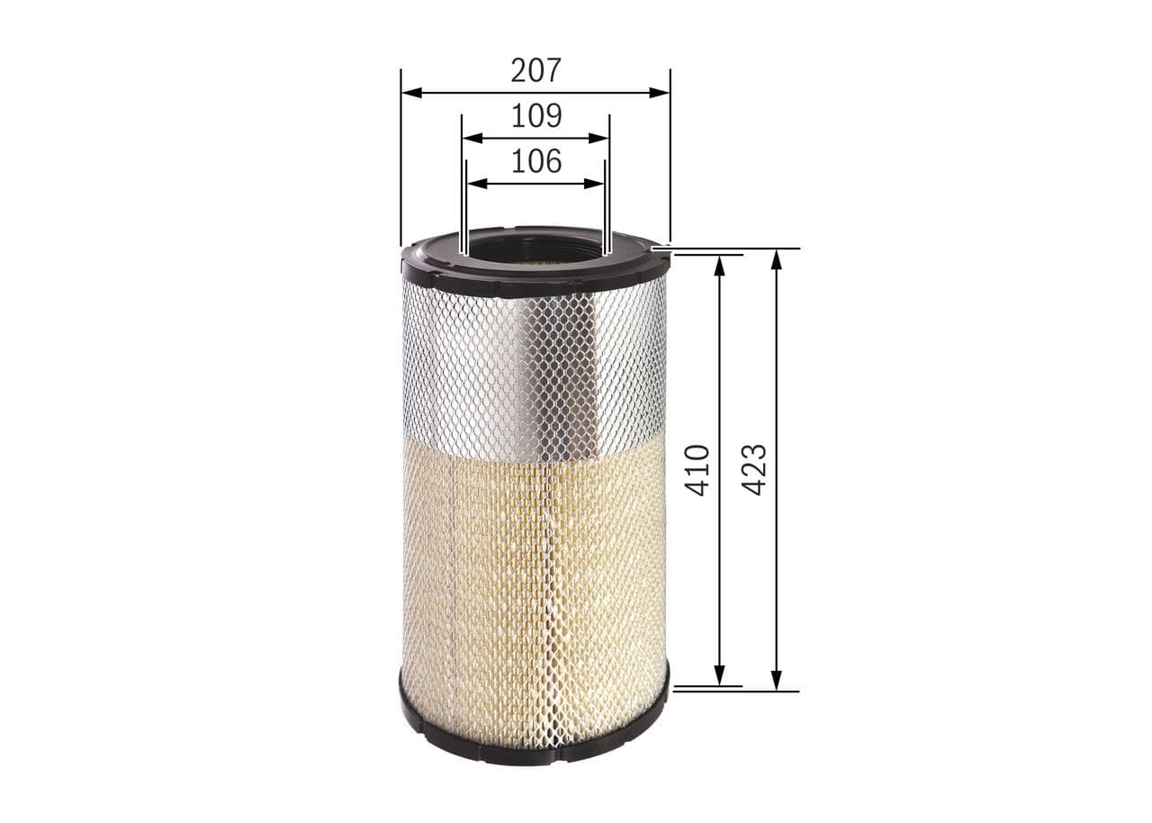 BOSCH Luftfilter F026400269 für Fahrzeugwartung